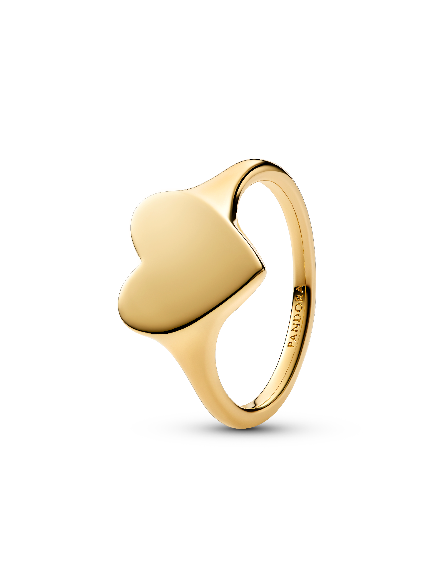 Graverbar ring med hjärta