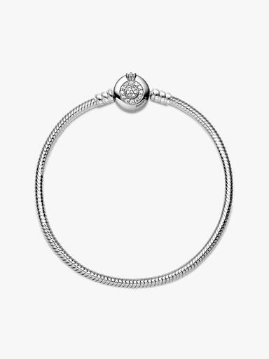 Pandora Moments glittrande Crown O-ormkedjearmband