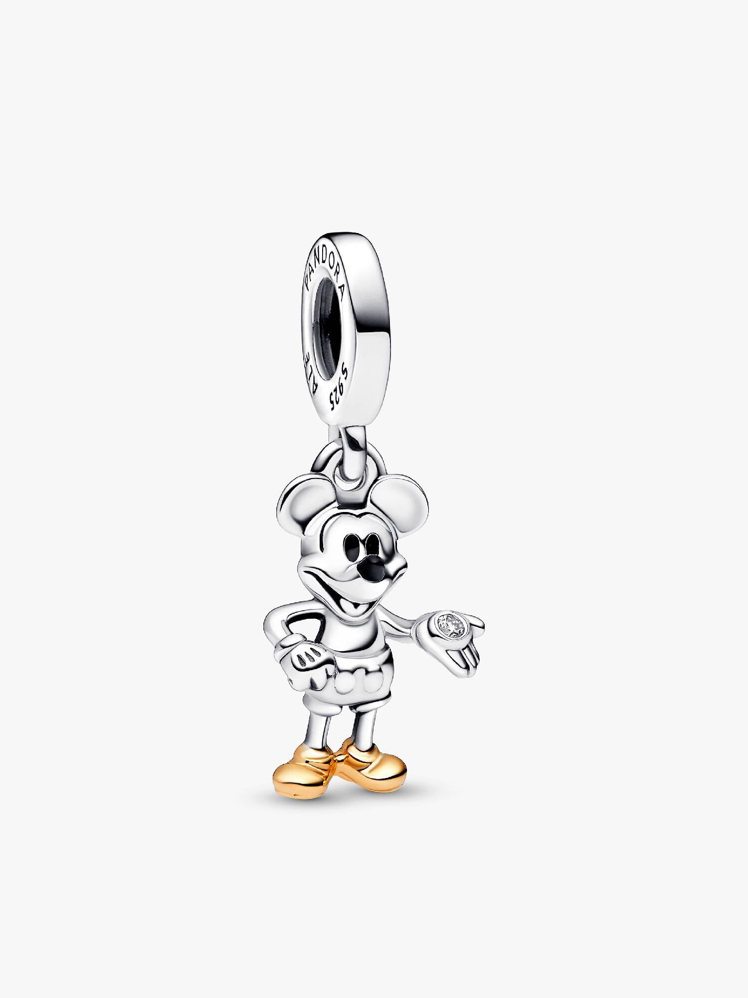 Disney 100th Anniversary Musse Pigg-berlock med Labodlad diamant