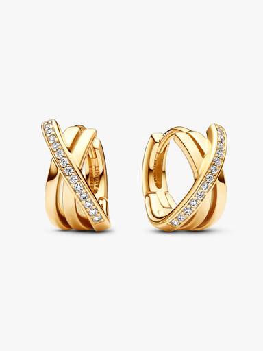 Pavéglittrande hoops