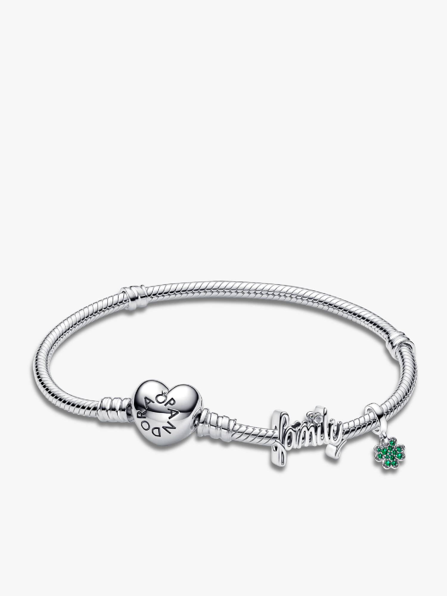 Armbandsset i Sterling Silver med Lyckocharm