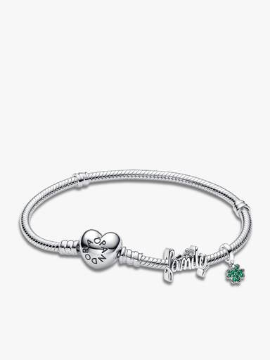 Armbandsset i Sterling Silver med Lyckocharm