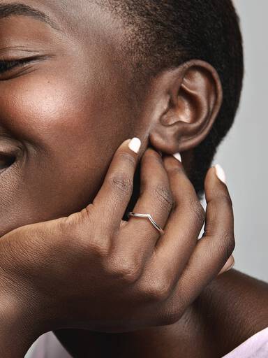 Polerad wishbone-ring