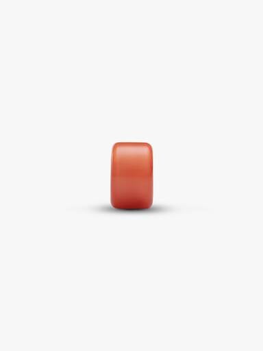 Miniberlock i orange muranoglas