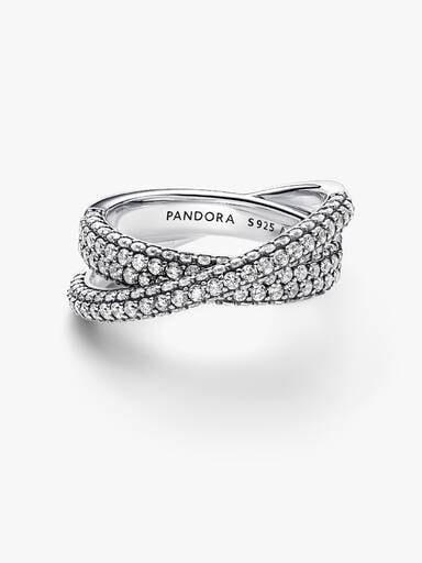 Pandora Timeless bandring med glittrande stenar