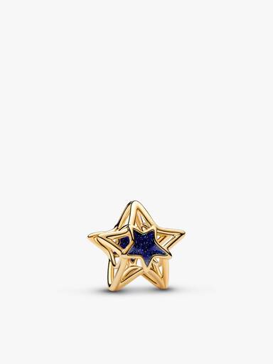 Guldpläterat Stjärn- och Justerbart Armbandsset