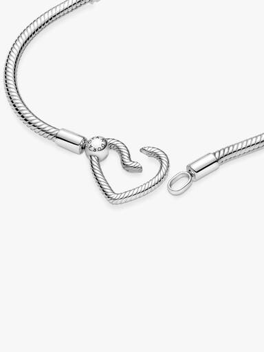 Pandora Moments ormkedjearmband med hjärtlås