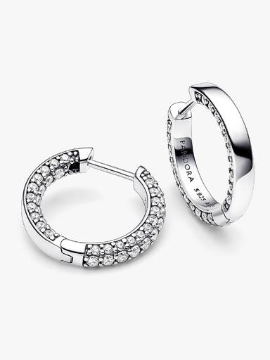 Pandora Timeless pavéprydda hoops