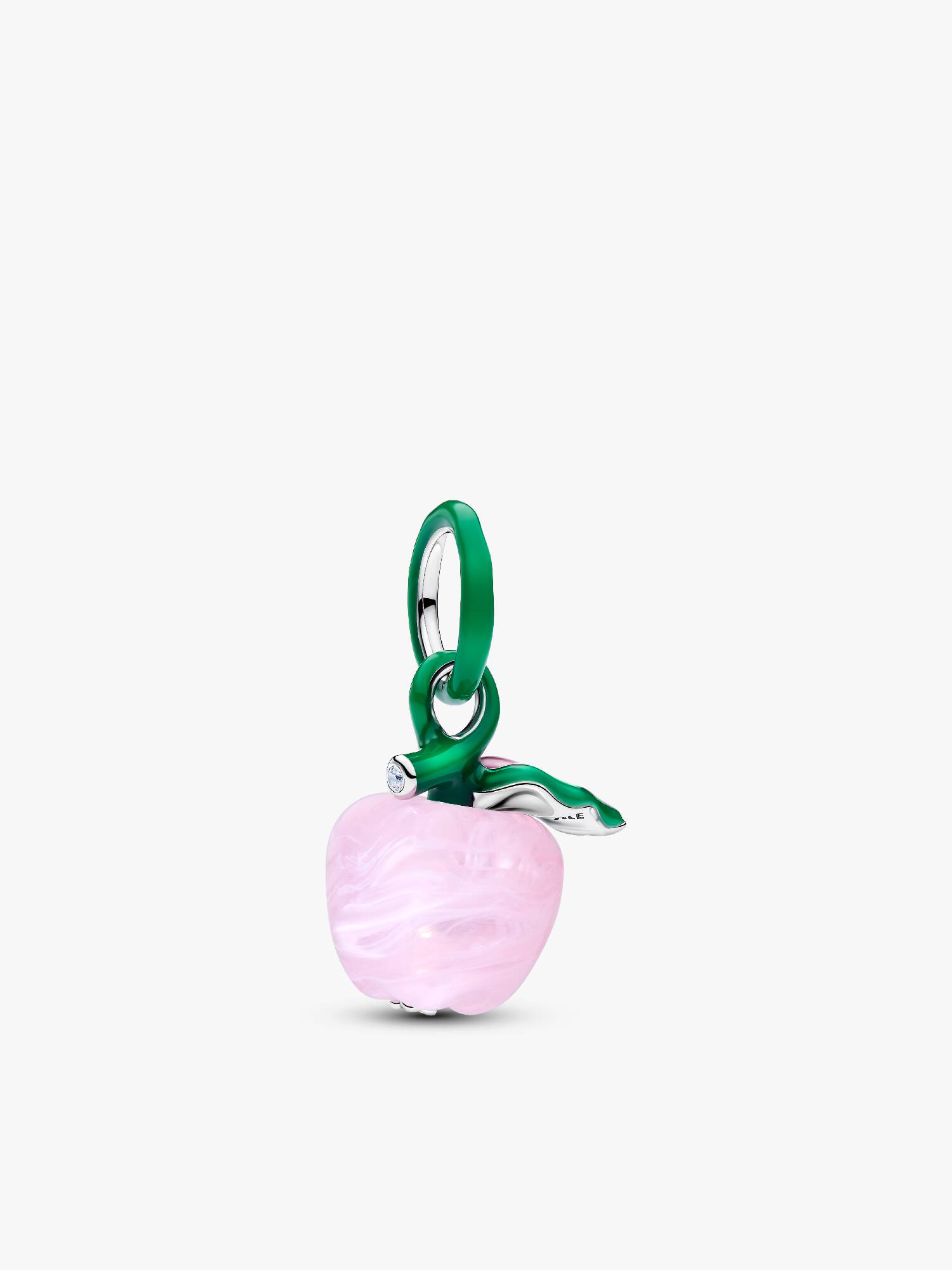 Berlock i rosa muranoglas