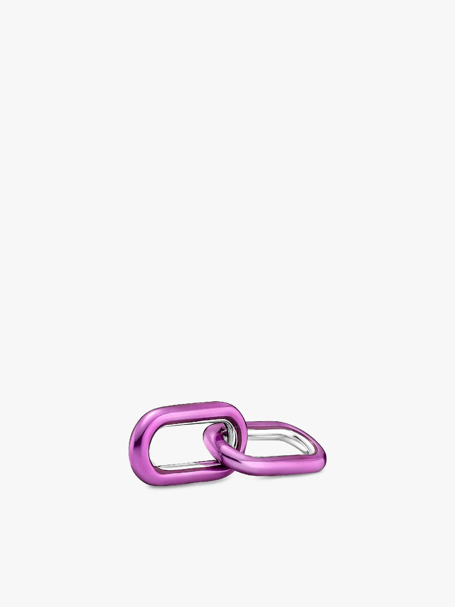 Pandora ME lila dubbel stylinglänk