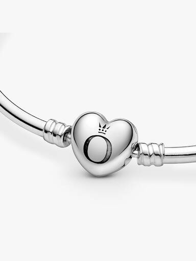 Pandora Moments armring med hjärtlås