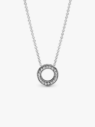 Collierhalsband med Pandoras logotyp