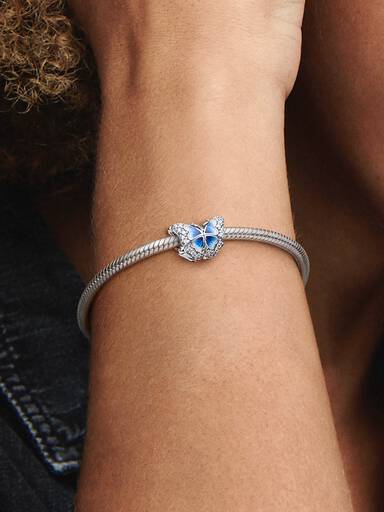 Blue Butterfly, glittrande berlock