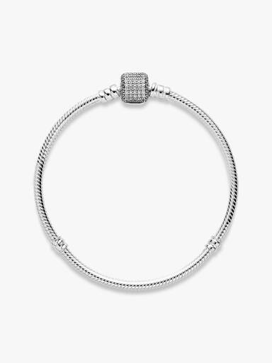 Pandora Moments Sparkling Pavé Clasp Ormkedjearmband