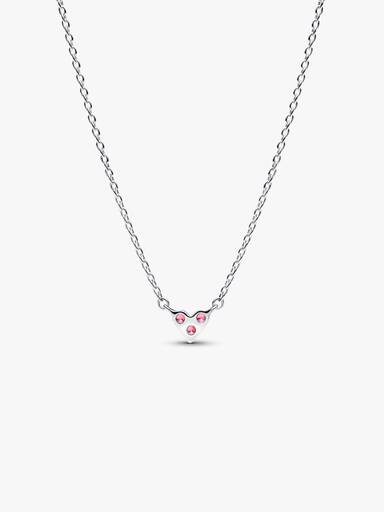 Collierhalsband med hjärtformat hänge