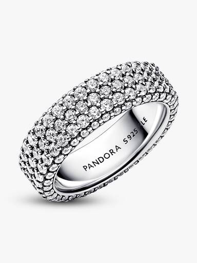 Pandora Timeless pavéprydd treradig ring