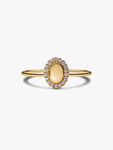 Graverbar oval haloring