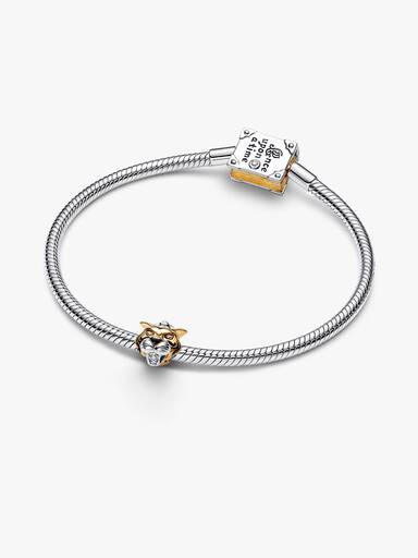 Disney Princess-berlock med Jasmines tiger Rajah och Laboratorieskapad Diamant