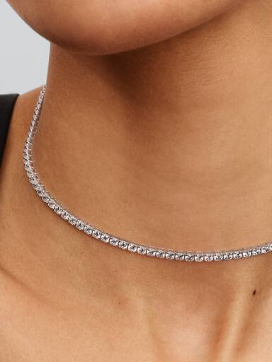 Glittrande chokerhalsband