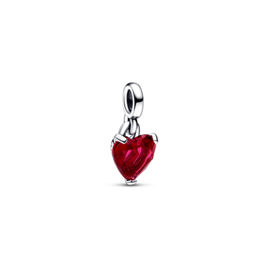Pandora ME minihängberlock i röd kristall