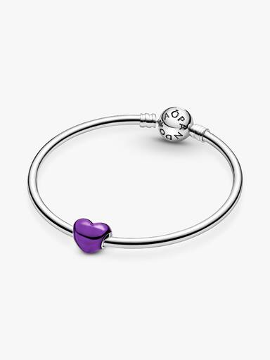 Metallisk rosa Hjärtberlock