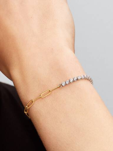 Länkar och tennisarmband