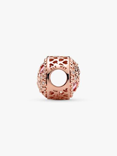 Glittrande rosa rusensköna, berlock