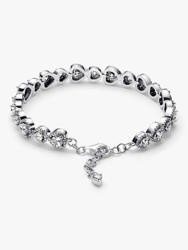 Pavéarmband med halo