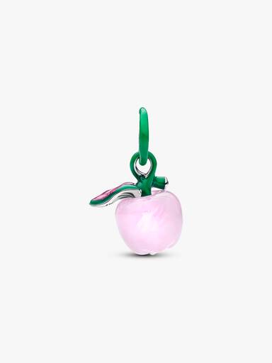 Berlock i rosa muranoglas