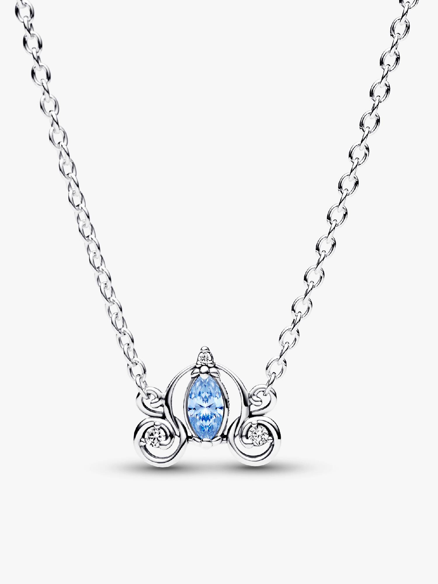 Disney Askungens vagn, halsband med hängsmycke