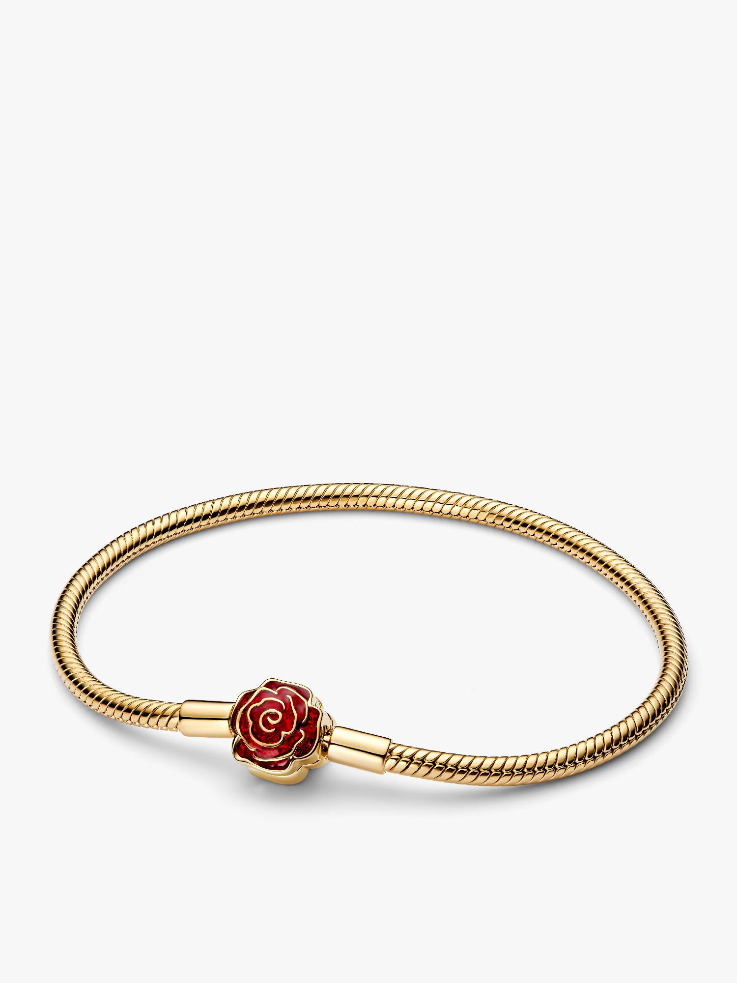 Disney Skönheten och Odjuret armband med förtrollad ros