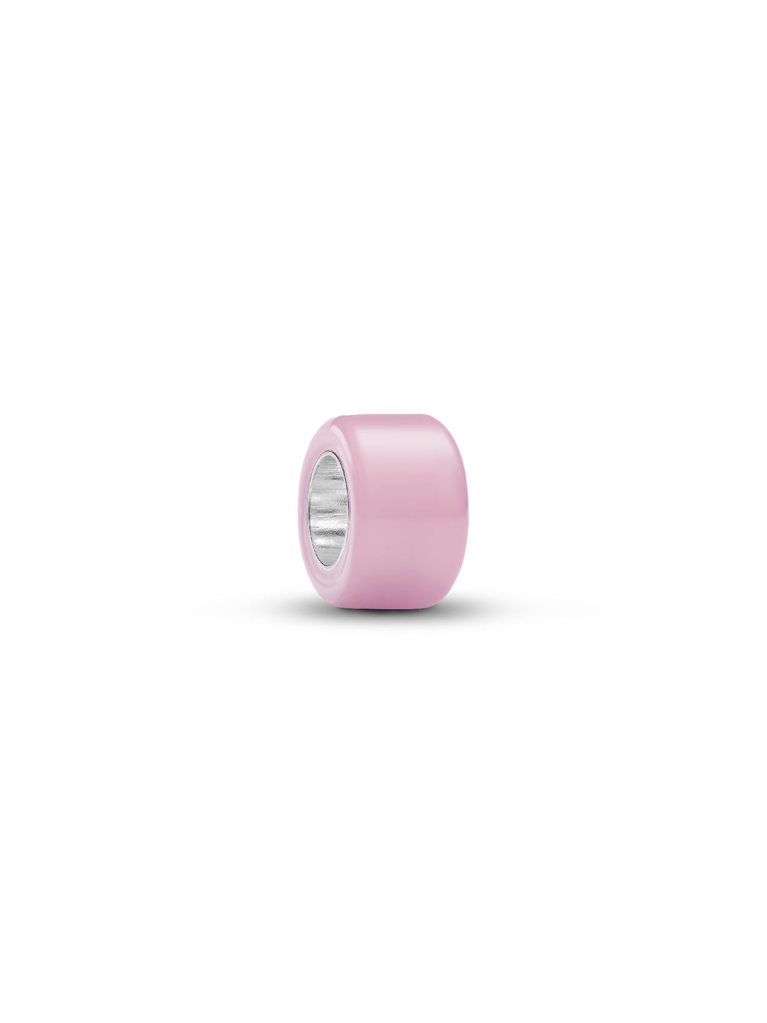 Miniberlock i rosa muranoglas