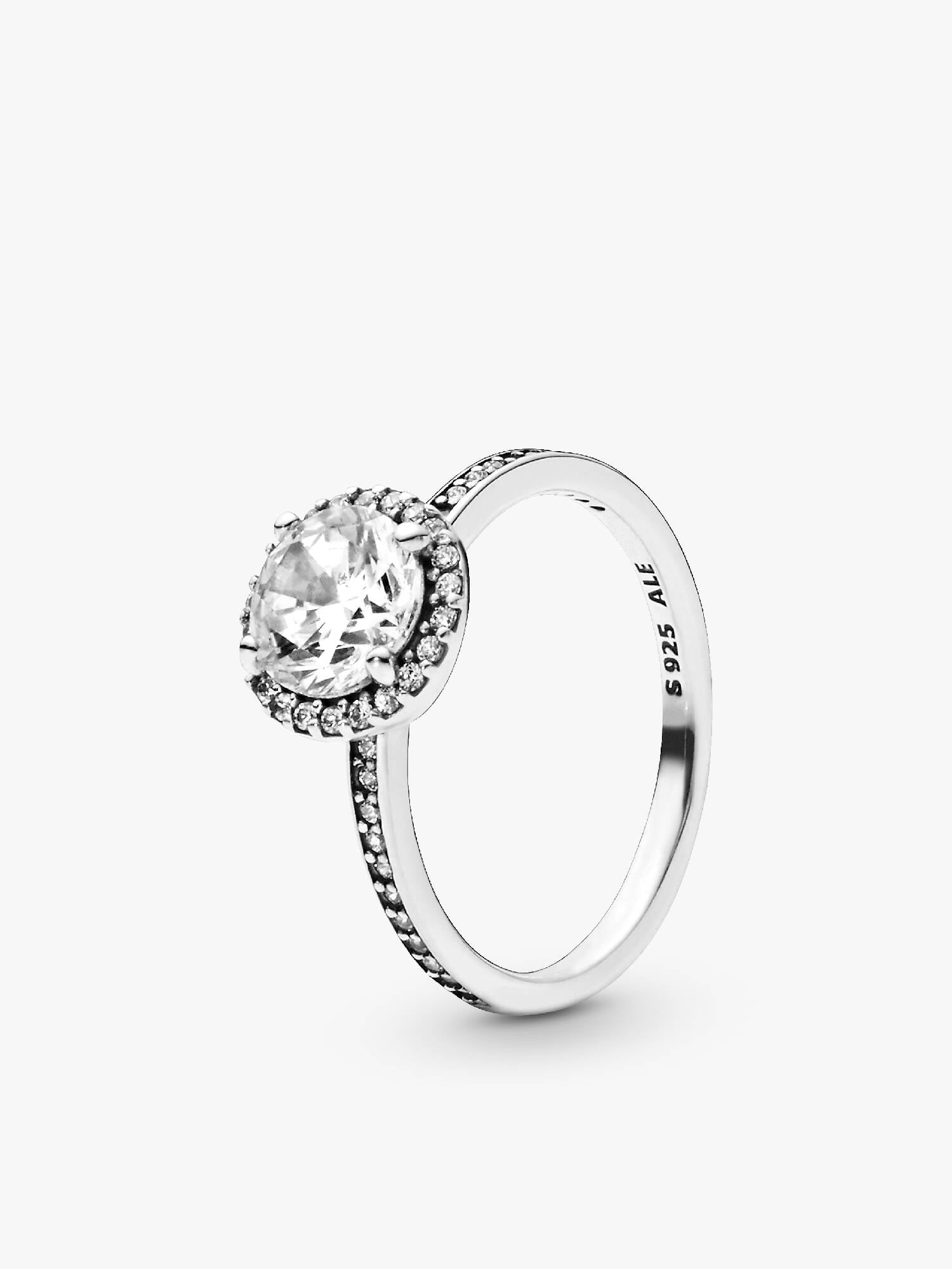 Rund glittrande ring