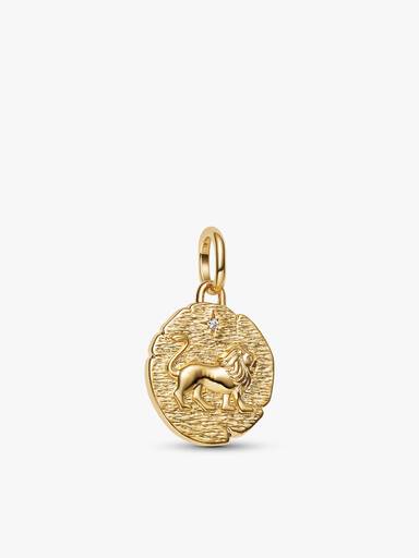 Halsbandset med lejon medaljongberlocker