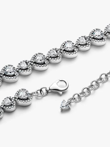 Pavéarmband med halo