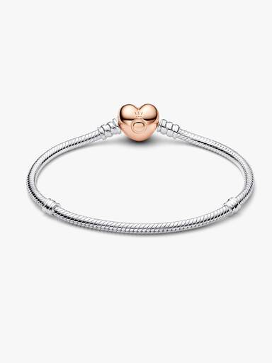 Moments ormkedjearmband med hjärtformat lås