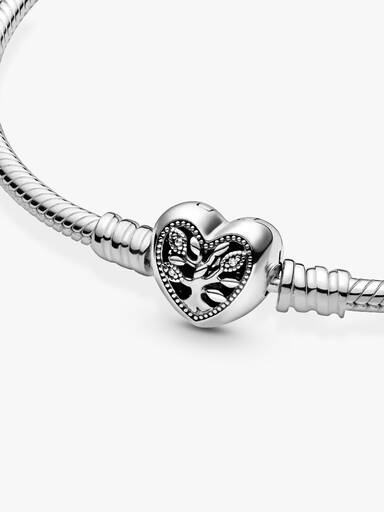 Pandora Moments ormkedjearmband med hjärtformat lås