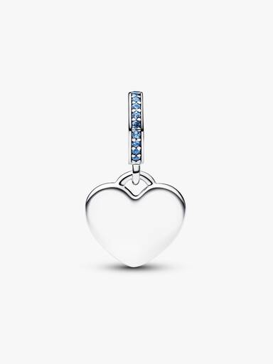 Graverbar hängberlock med blå sten