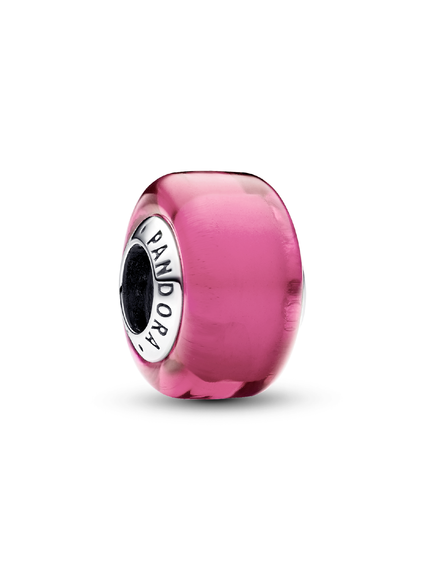 Rosa miniberlock i muranoglas