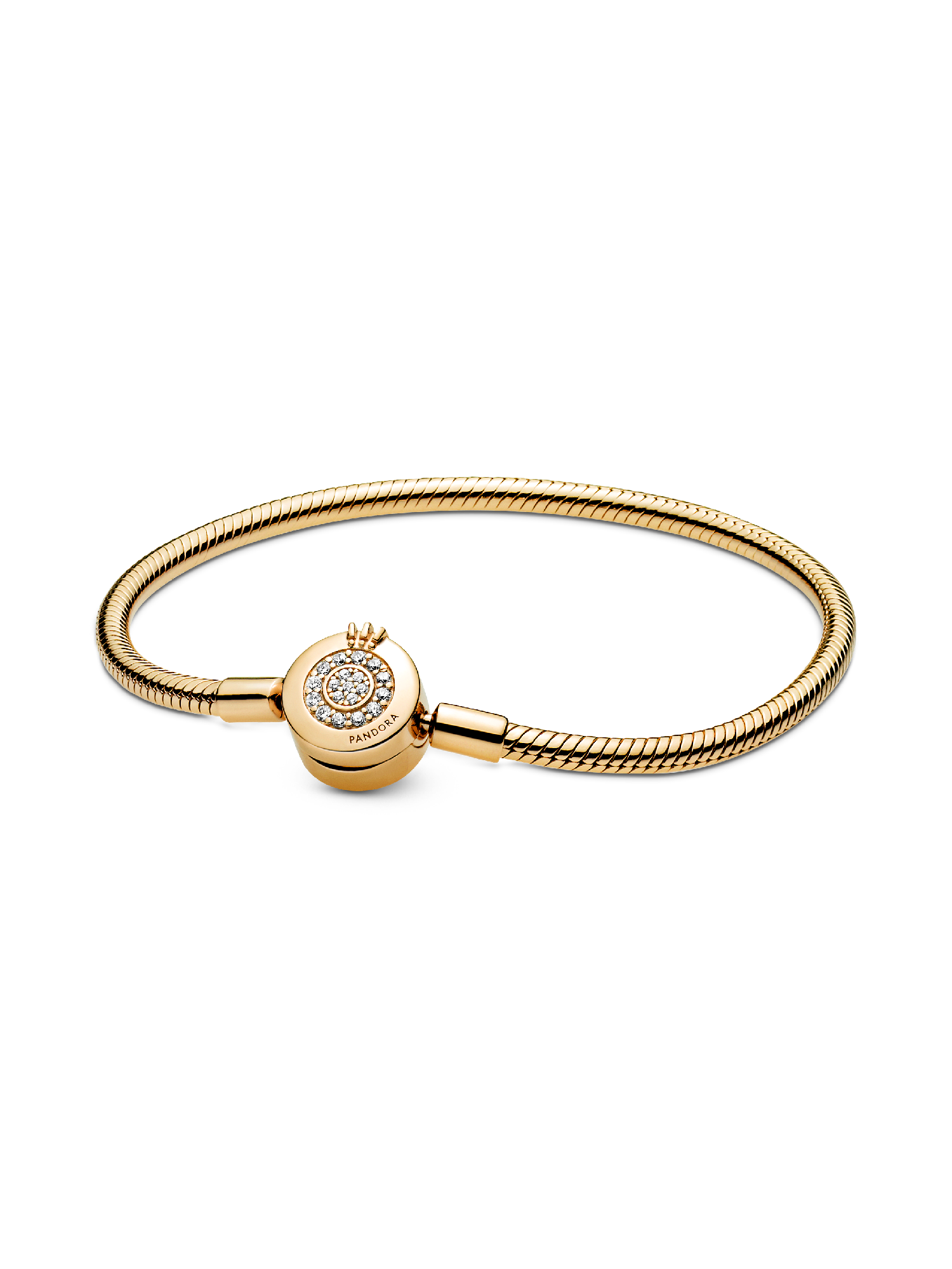 Pandora Moments glittrande Crown O-ormkedjearmband
