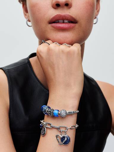 Pandora ME dubbel stylinglänk pavé
