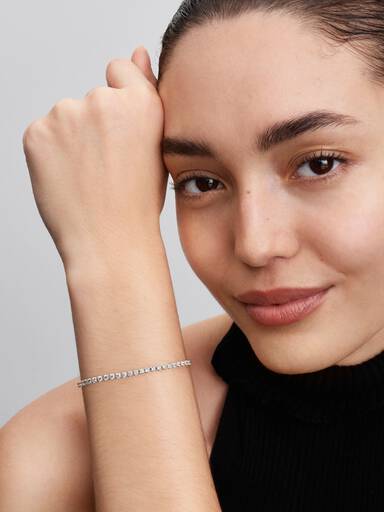 Gnistrande tennisarmband