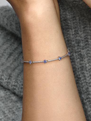 Glittrande Pavé Stavar Armband