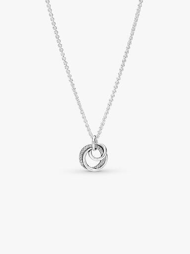 Halsband med rund hängberlock