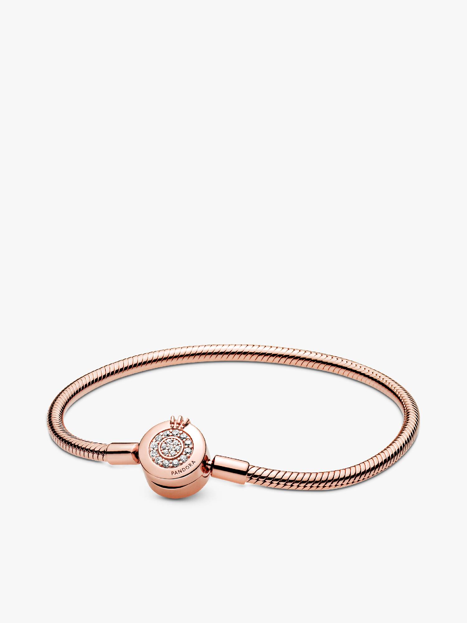 Pandora Moments glittrande Crown O-ormkedjearmband