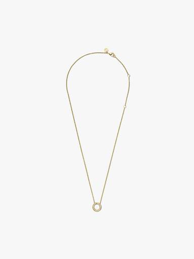 Pandora glittrande halsband med logotyp