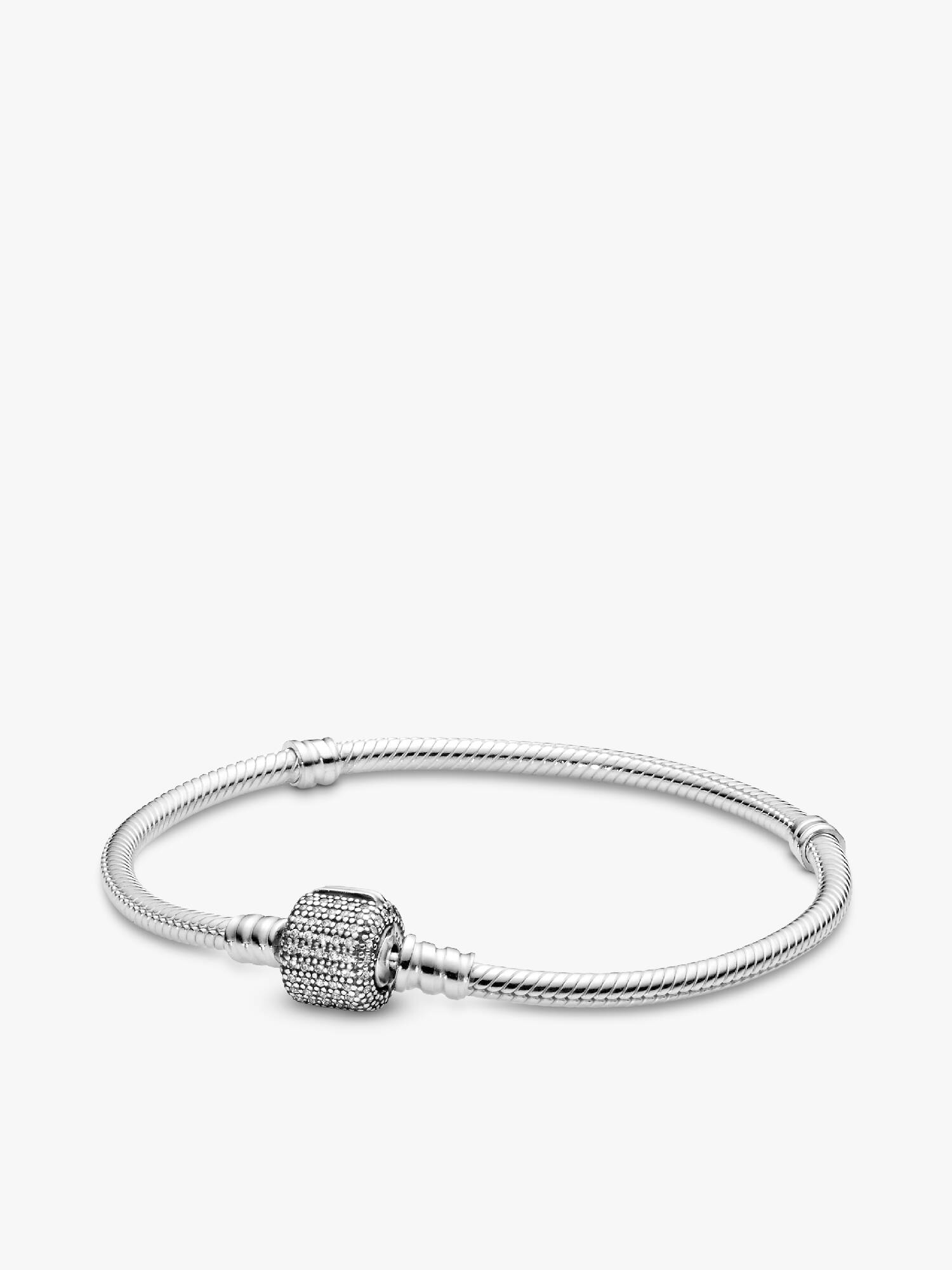 Pandora Moments Sparkling Pavé Clasp Ormkedjearmband