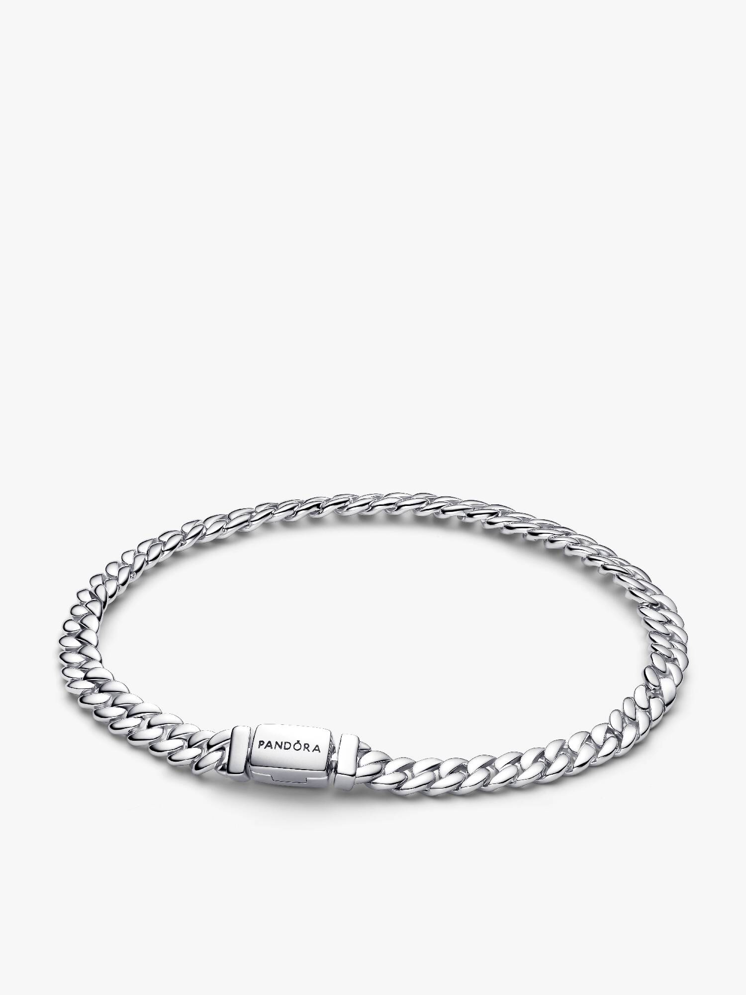 Glänsande pansarkedjearmband