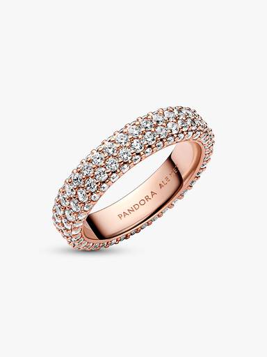 Pandora Timeless pavéprydd dubbelradig ring