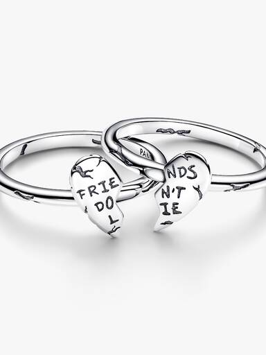 Stranger Things Friends Don't Lie, delbar ring